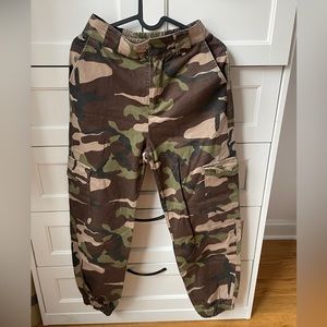 Camo cargo pants